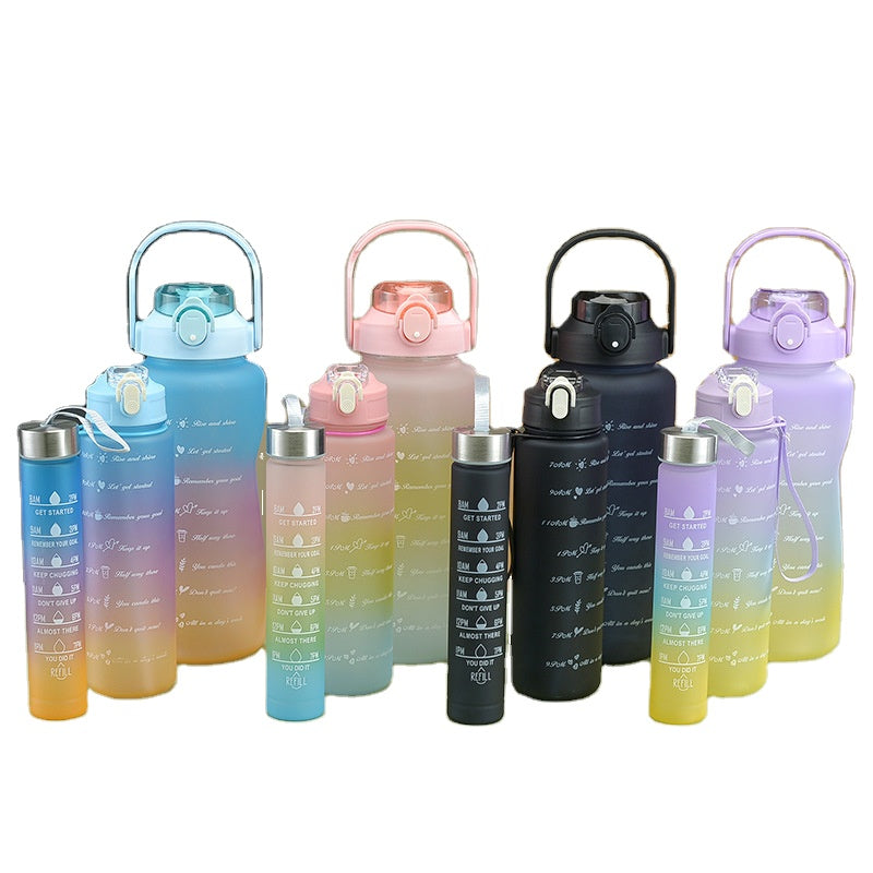 3 In 1 Motivational Bottle Set Mix Colour
