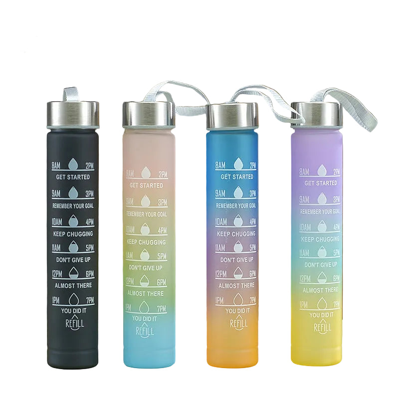 3 In 1 Motivational Bottle Set Mix Colour