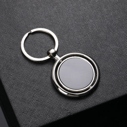 ROUND METAL KEYCHAIN