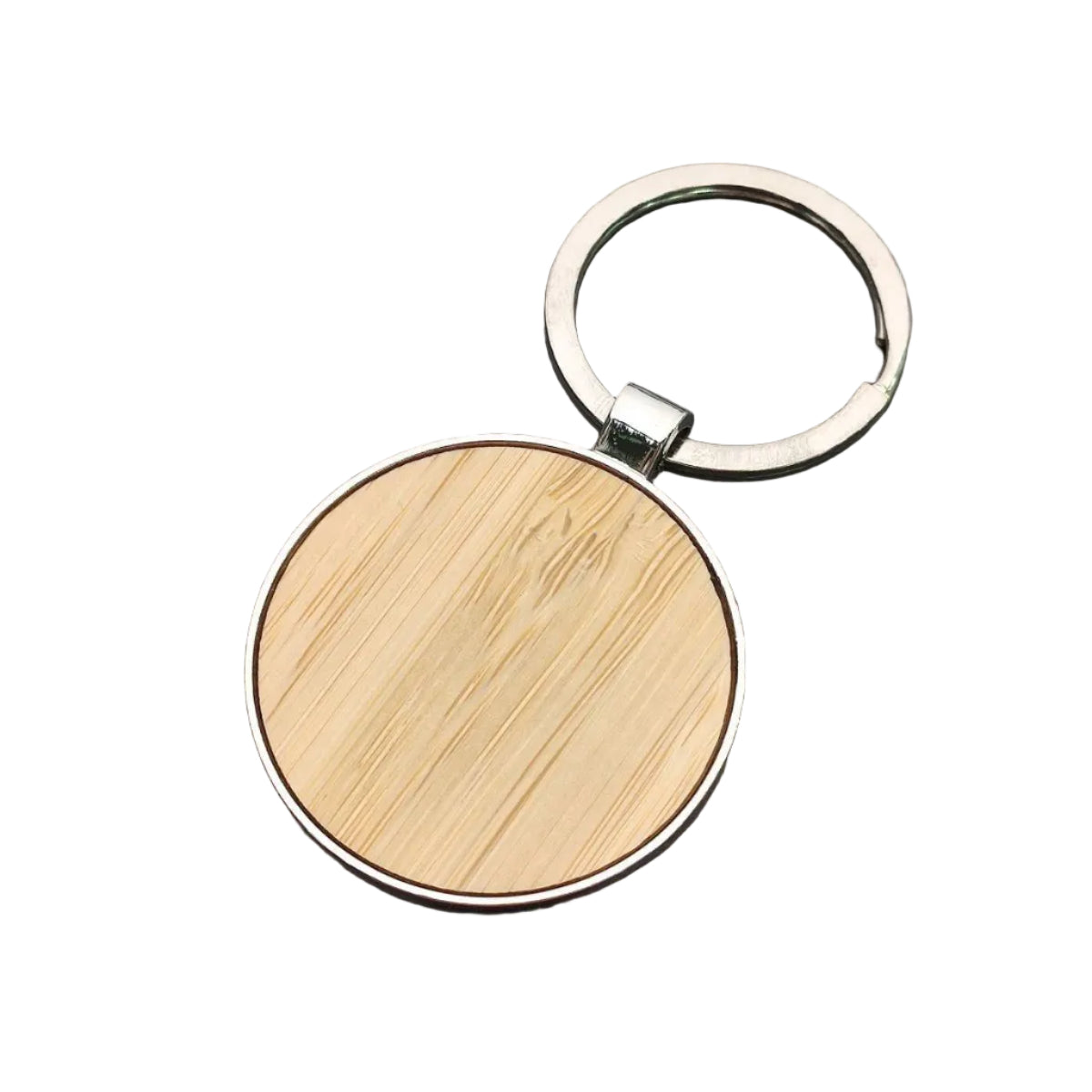 bamboo keychain