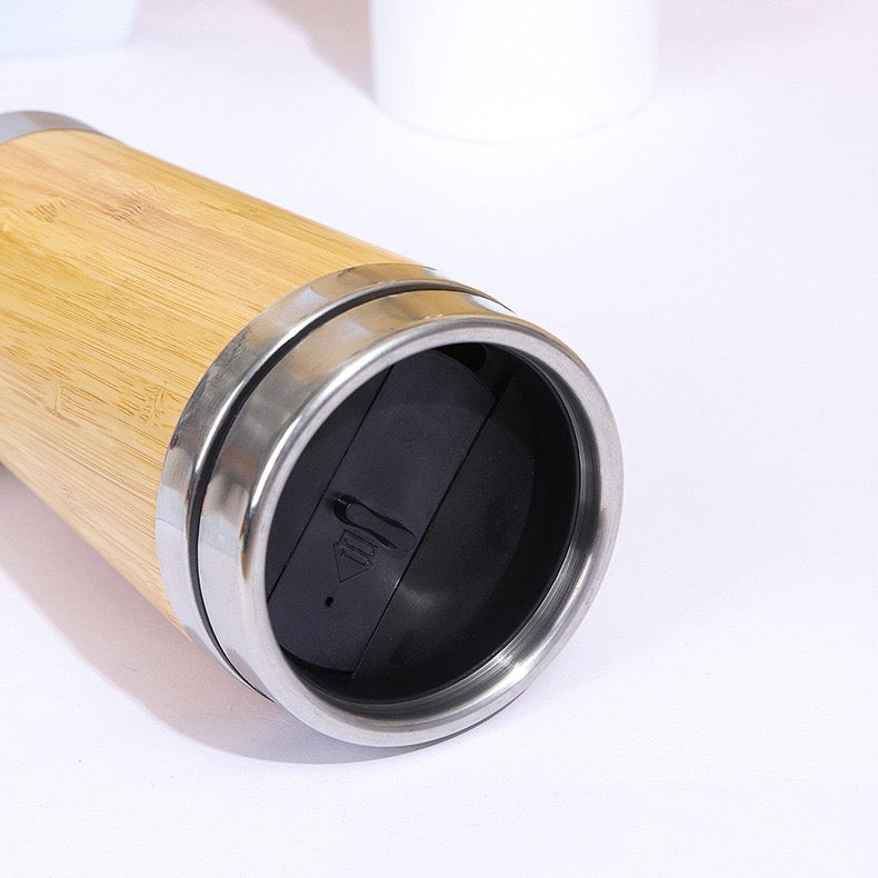 Bamboo Stainless Steel Travel Tumbler