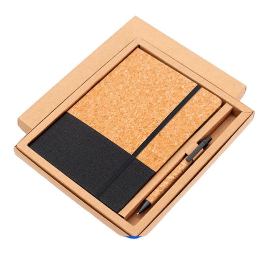 CORK PEN AND DAIRY GIFT SET