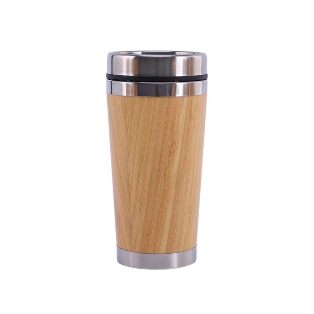 Bamboo Stainless Steel Travel Tumbler
