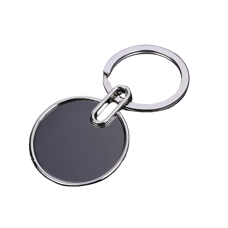 METAL ROUND KEYCHAIN