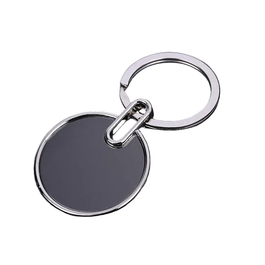 METAL ROUND KEYCHAIN