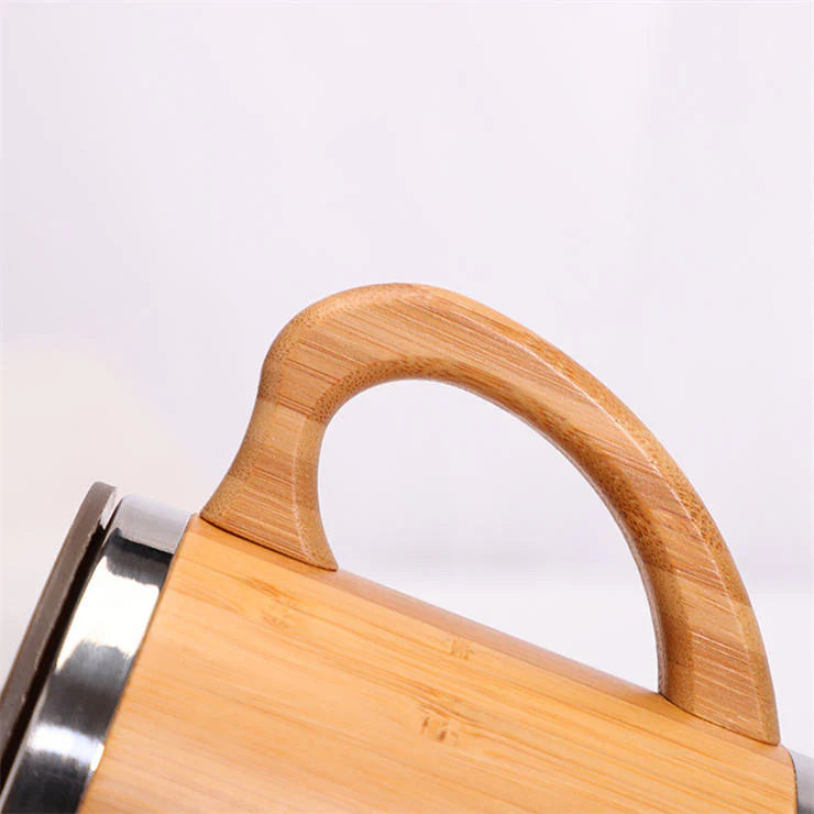 Bamboo Stainless Steel Mug