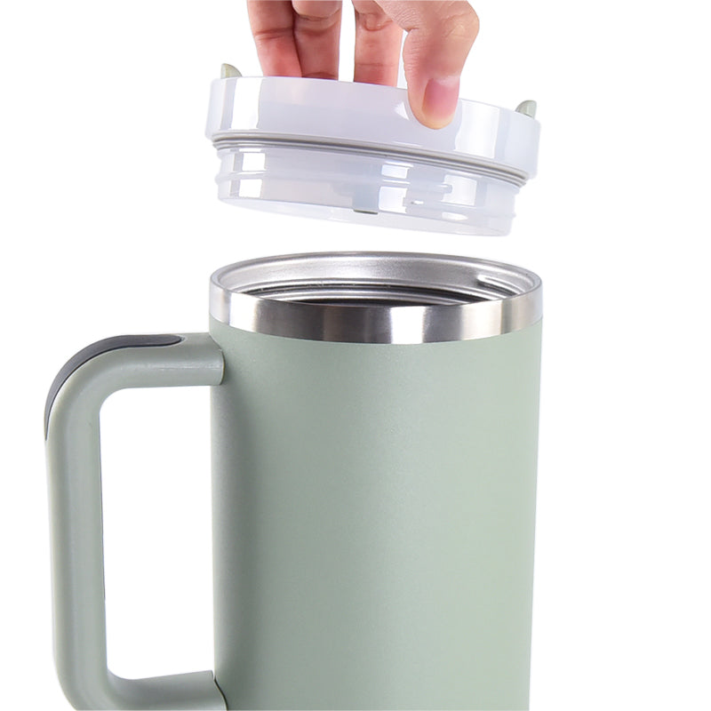 1200ML Stainless Steel Tumbler With Straw 2nd Generation