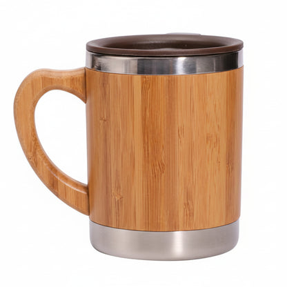 Bamboo Stainless Steel Mug