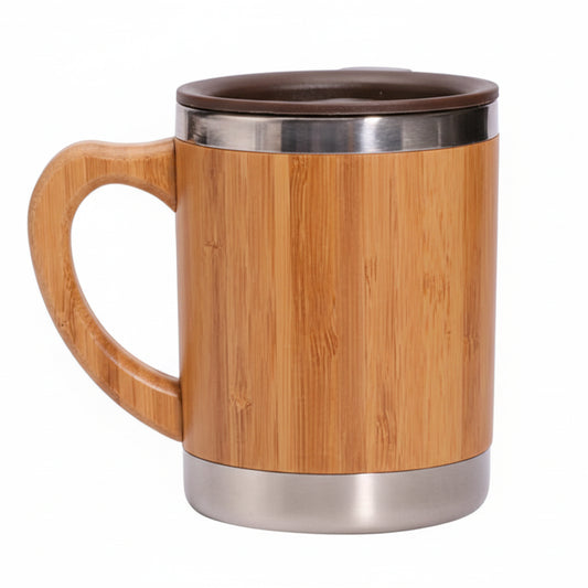 Bamboo Stainless Steel Mug