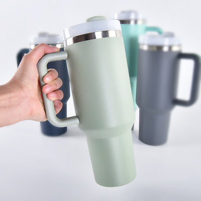 1200ML Stainless Steel Tumbler With Straw 2nd Generation