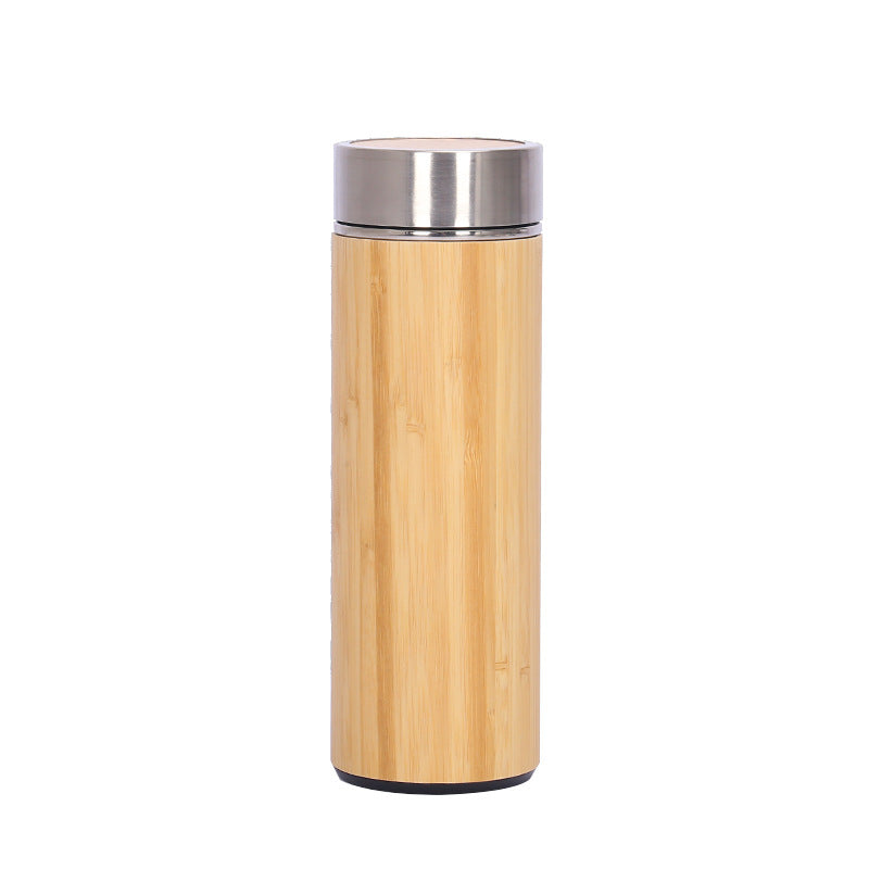 Insulated Bamboo Finish Flask – Hot & Cold Premium Bottle(450ml)