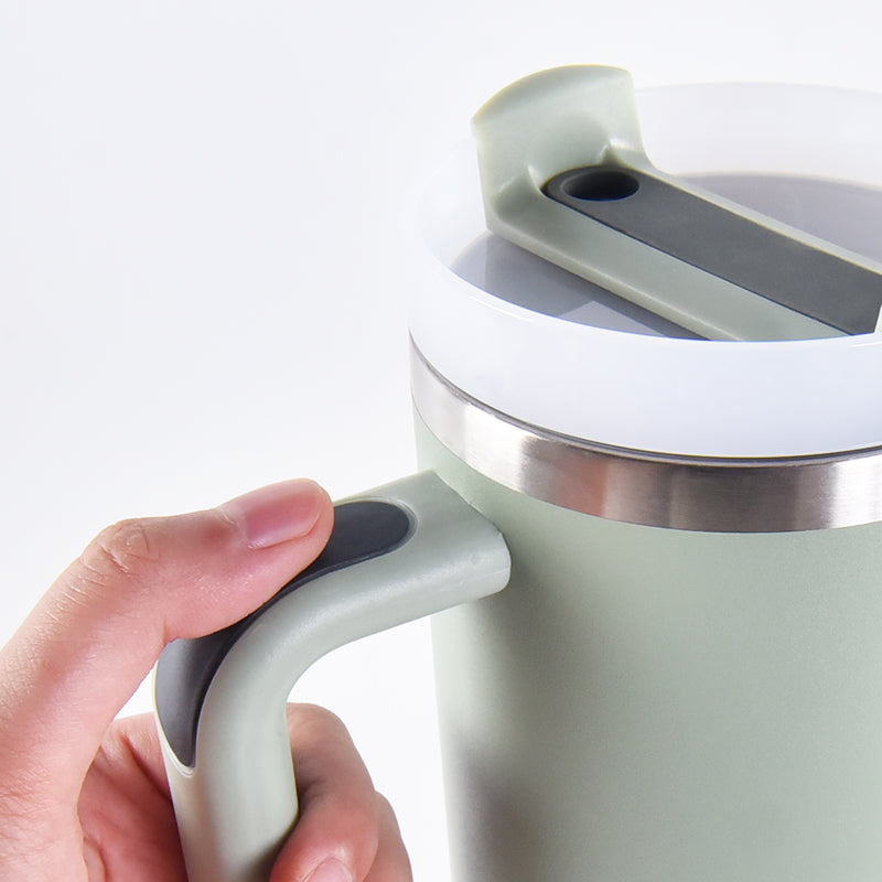 1200ML Stainless Steel Tumbler With Straw 2nd Generation