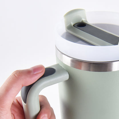 1200ML Stainless Steel Tumbler With Straw 2nd Generation