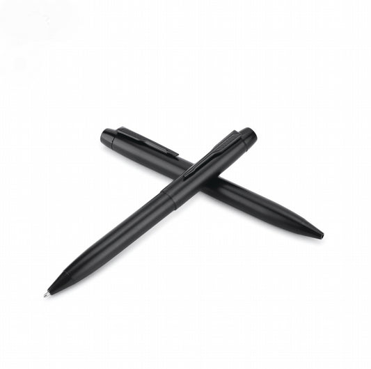 Matte Black Metal Pen – Sleek Executive Writing Instrument