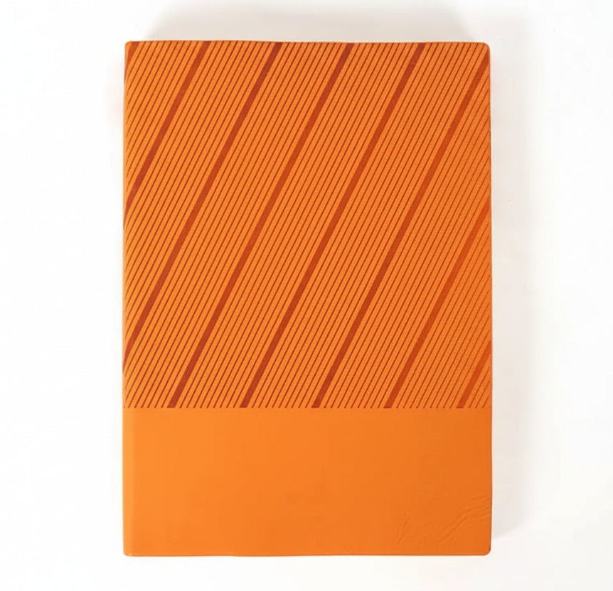 Custom Printed Fabric Notebook – Modern Artistic Design