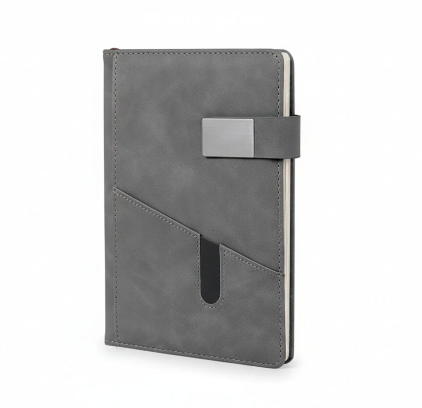 A5 PU Leather Notebook with Magnetic Closure