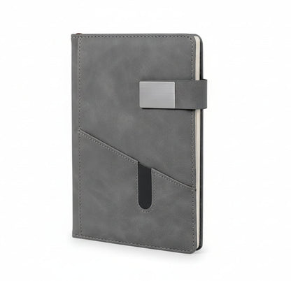 A5 PU Leather Notebook with Magnetic Closure