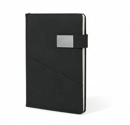 A5 PU Leather Notebook with Magnetic Closure