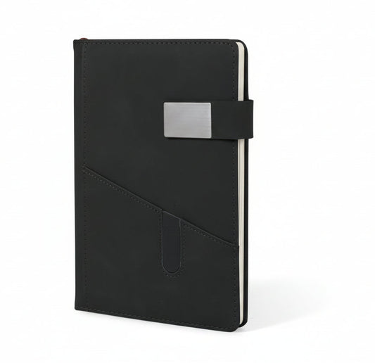 A5 PU Leather Notebook with Magnetic Closure