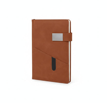 A5 PU Leather Notebook with Magnetic Closure