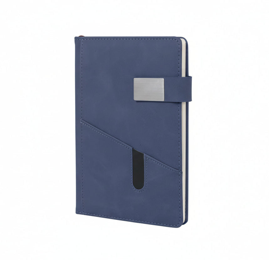 A5 PU Leather Notebook with Magnetic Closure