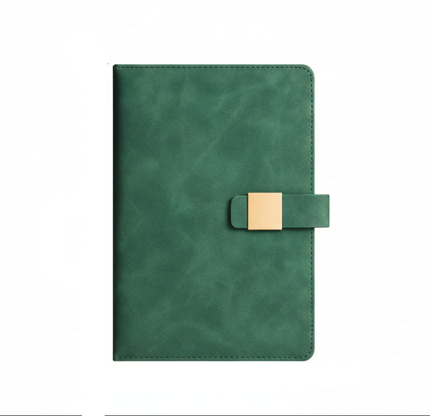 A5 PREMIUM PU LEATHER NOTEBOOK WITH MAGNETIC CLOSURE