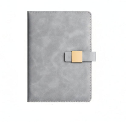 A5 PREMIUM PU LEATHER NOTEBOOK WITH MAGNETIC CLOSURE