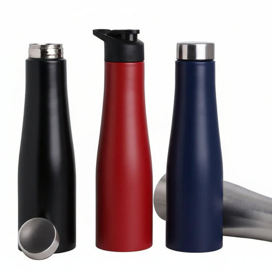 Flora Stainless Steel Sipper Cap Bottle – Single Wall (1000ml)