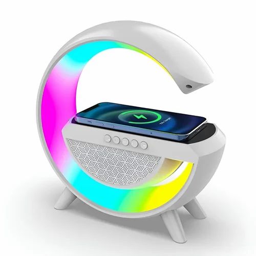 G Shape Lamp with Wireless Charger & Bluetooth Speaker