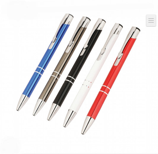 Premium Metal Ballpoint Pen – Multicolor Executive Collection
