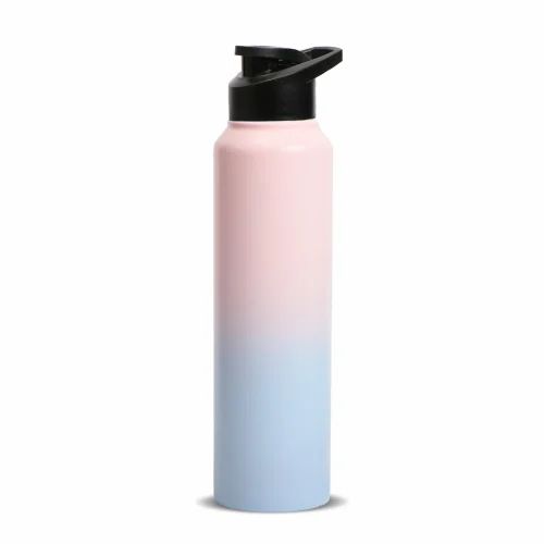 SS Single Wall Gradient Colour Bottle 1000ML with Sipper Cap